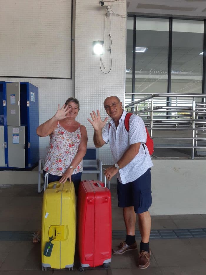 Nous commencons à nous quitter