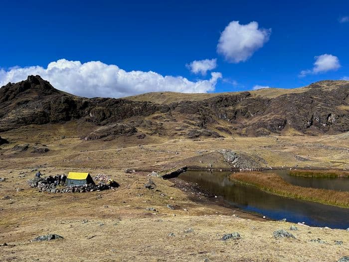 Lunch camp Trek Lares