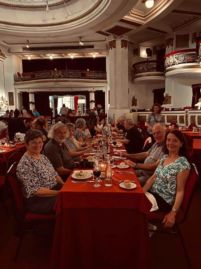 abschiedessen und Tango show