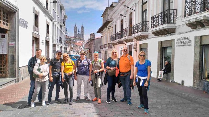 Gruppenbild in Quito